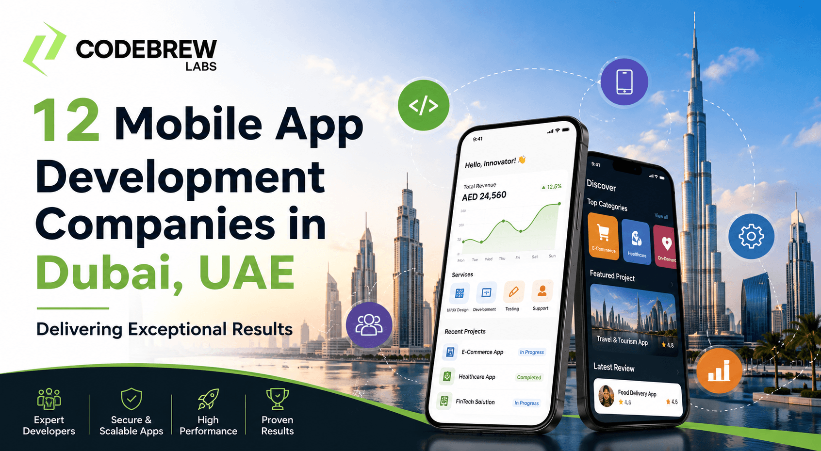 12 Mobile App Development Companies in Dubai, UAE Delivering Exceptional Results